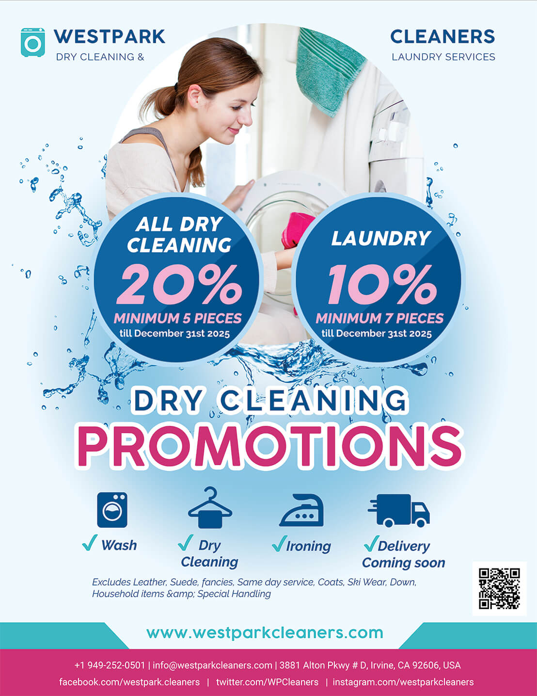 West Park Cleaners Flyer